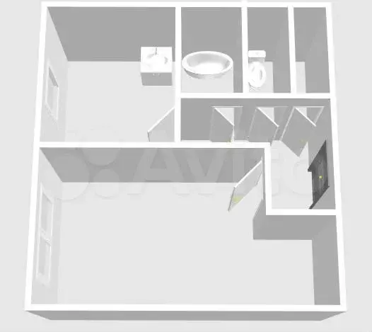 1-к. квартира, 32,5 м, 8/9 эт. - Фото 0