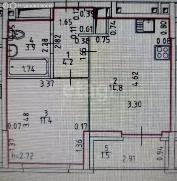 1-комнатная квартира: Екатеринбург, улица 8 Марта, 204Г (35 м) - Фото 0