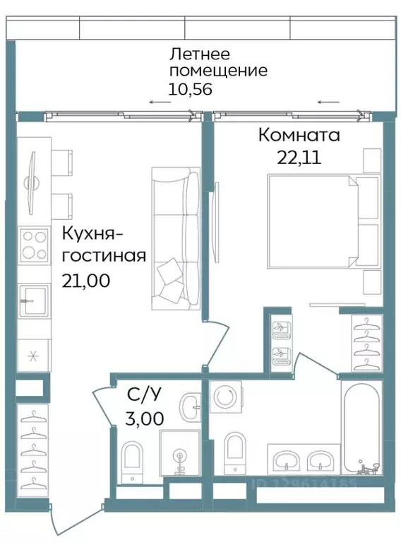 2-к кв. Крым, Саки ул. Морская (56.67 м) - Фото 0