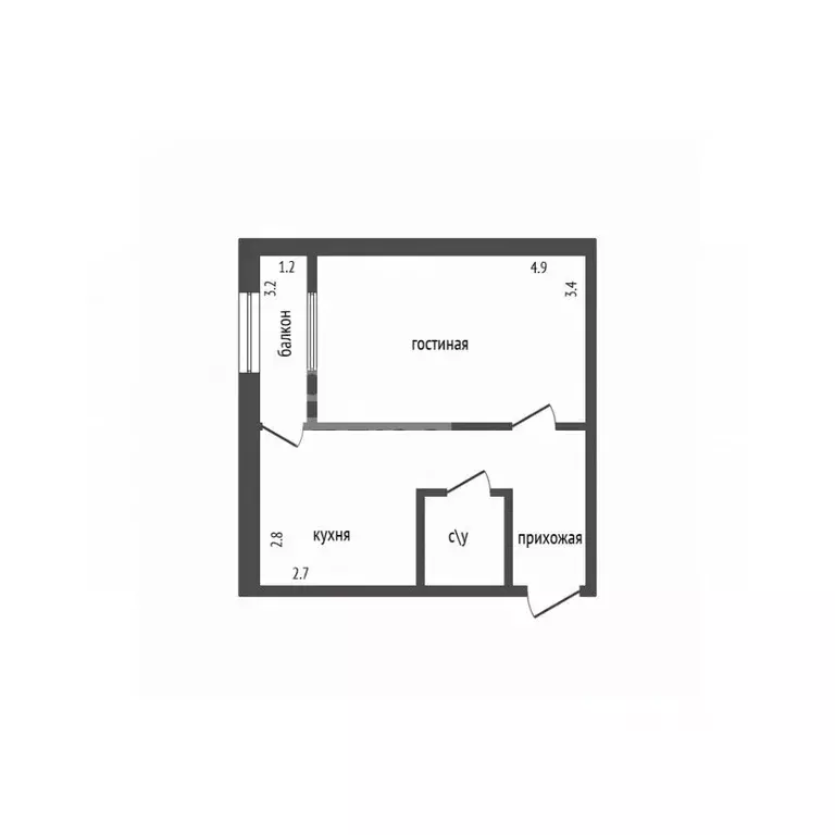 1-к кв. Дагестан, Дербент ул. У. Умурдинова, 28 (31.0 м) - Фото 2