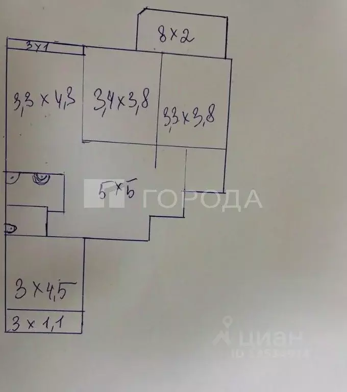 4-к кв. Алтайский край, Барнаул ул. Сергея Ускова, 23 (87.3 м) - Фото 1