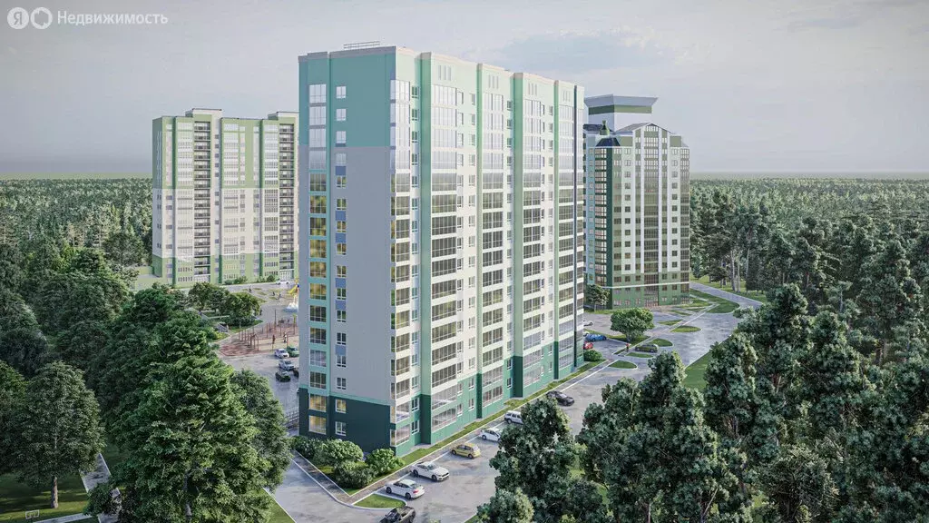 3-комнатная квартира: Барнаул, 6-я Нагорная улица, 15Г/7 (61 м) - Фото 1