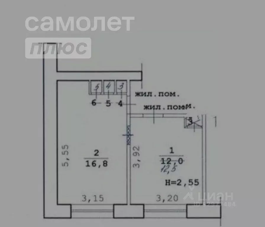 Комната Волгоградская область, Волгоград ул. Хиросимы, 14 (29.9 м) - Фото 0