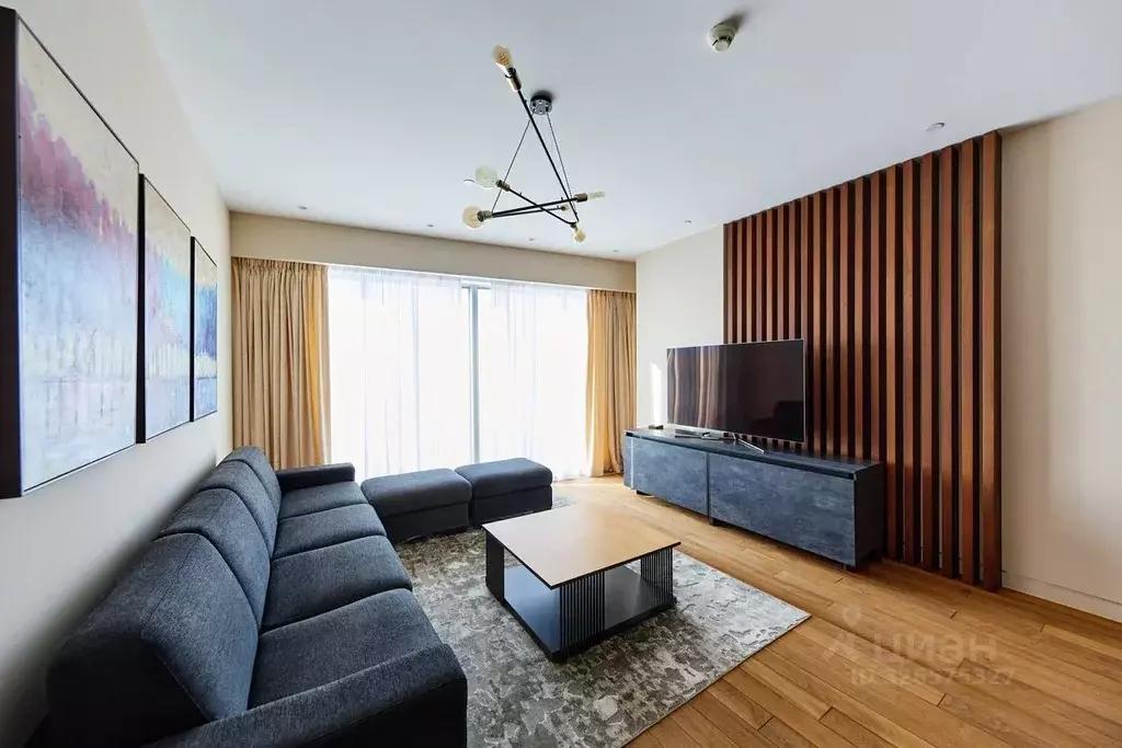 2-к кв. Москва 1-й Красногвардейский проезд, 21с2 (91.1 м) - Фото 1