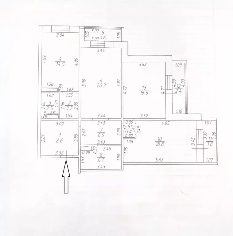 3-к кв. Татарстан, Казань Горки-3 мкр, ул. Дубравная, 38А (105.0 м) - Фото 1