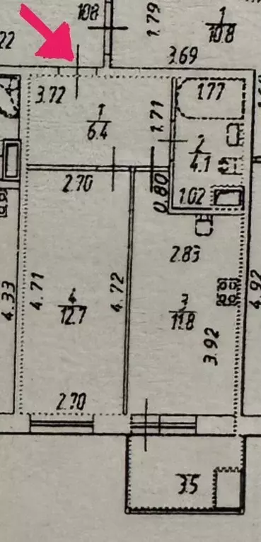 1-к кв. Санкт-Петербург наб. Реки Каменки, 11к2 (36.0 м) - Фото 1