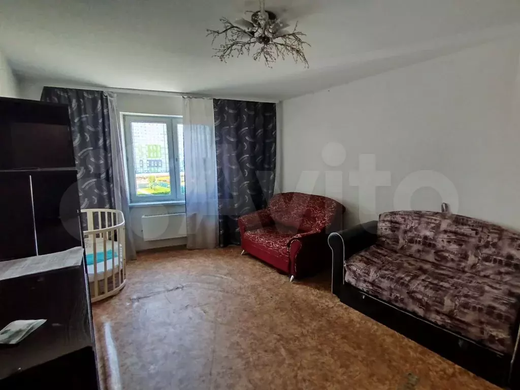 1-к. квартира, 40 м, 4/16 эт. - Фото 1