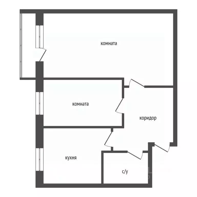 2-к кв. Иркутская область, Иркутск бул. Постышева, 6 (40.6 м) - Фото 2