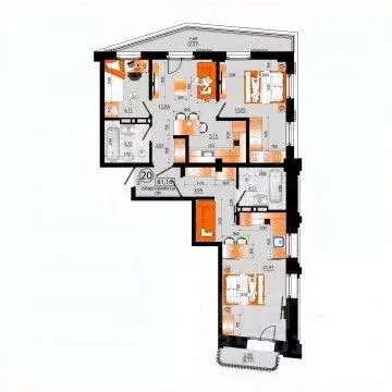 3-к кв. Приморский край, Владивосток Санрайс жилой комплекс (81.16 м) - Фото 1