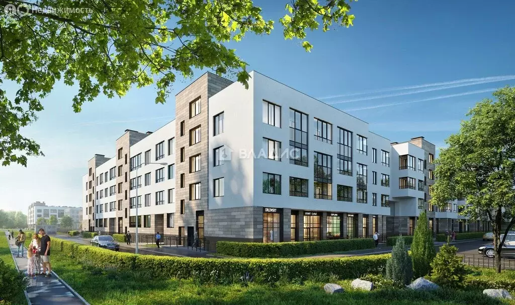 2-комнатная квартира: Санкт-Петербург, улица Ивана Куликова, 12 (60.8 ... - Фото 2