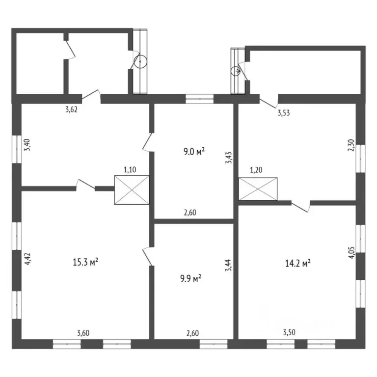 Коттедж в Тюменская область, Тюмень ул. Куйбышева (64 м) - Фото 1
