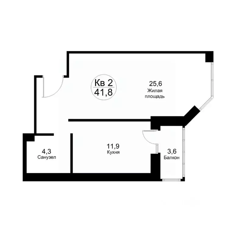 1-к кв. Московская область, Рузский муниципальный округ, Тучково пгт ... - Фото 1
