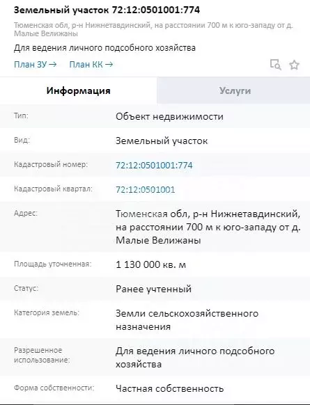 Участок в Тюменская область, Нижнетавдинский муниципальный округ, д. ... - Фото 2