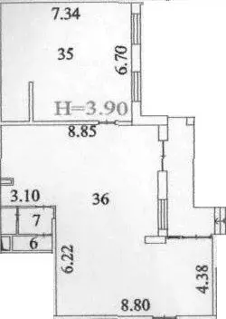 Офис в Волгоградская область, Волжский ул. Мира, 57 (150 м) - Фото 2