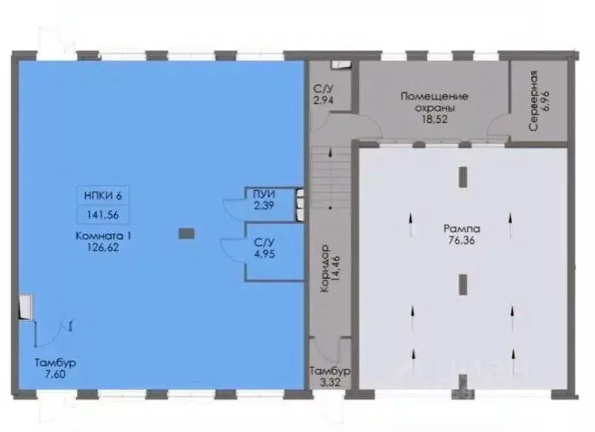 Помещение свободного назначения в Москва Дорожная ул., 46к1 (140 м) - Фото 2