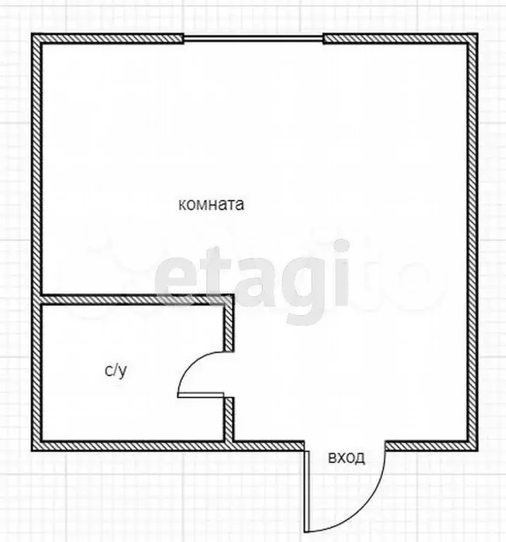 1-к. квартира, 14 м, 5/6 эт. - Фото 0