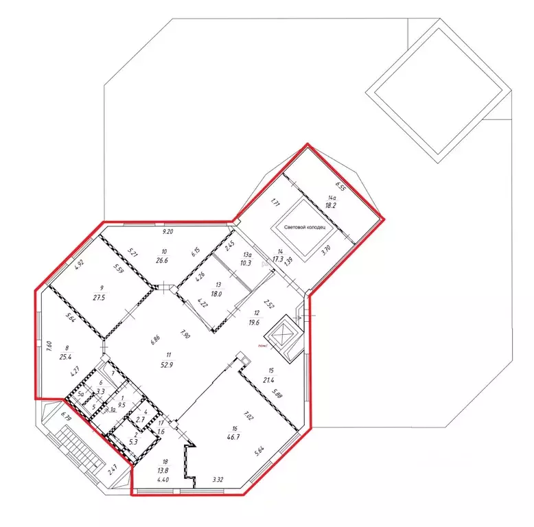 Помещение свободного назначения в Москва Летниковская ул., 5 (324 м) - Фото 2