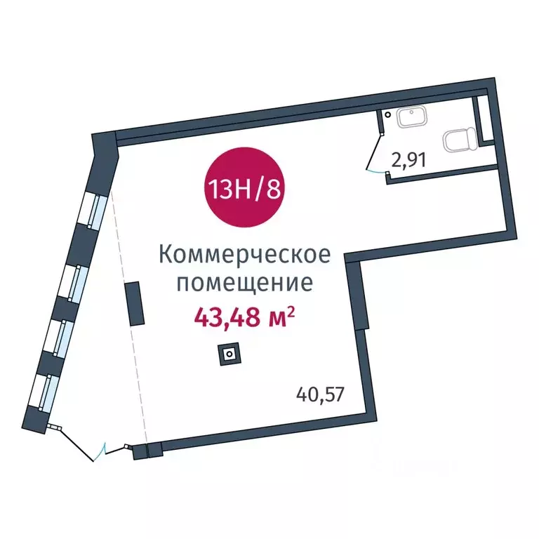 Помещение свободного назначения в Тюменская область, Тюмень ул. ... - Фото 2
