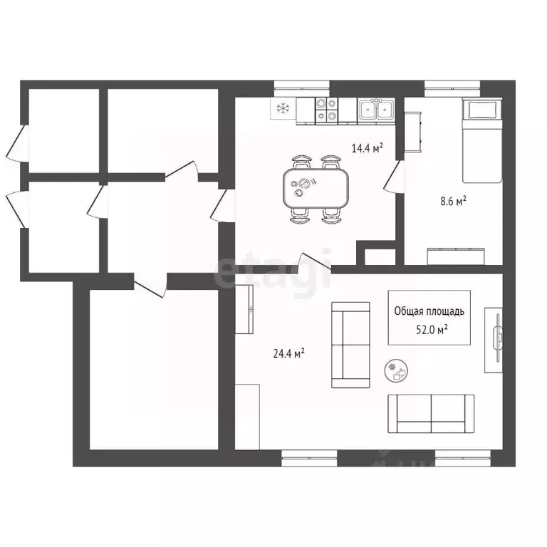 Дом в Новосибирская область, Новосибирский район, Толмачевский ... - Фото 2