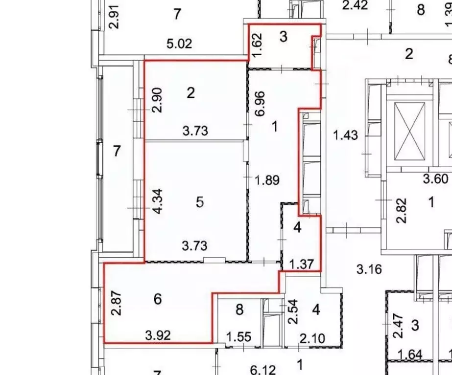 2-к кв. Москва Краснобогатырская ул., 40 (64.3 м) - Фото 1