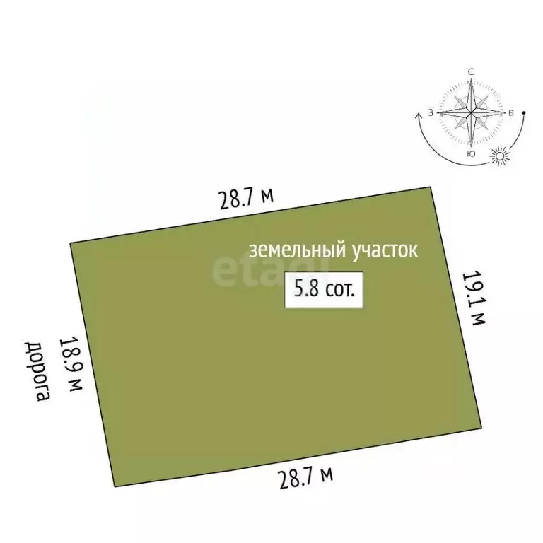 Участок в Севастополь Сапун-гора СНТ, 1036 (6.0 сот.) - Фото 1