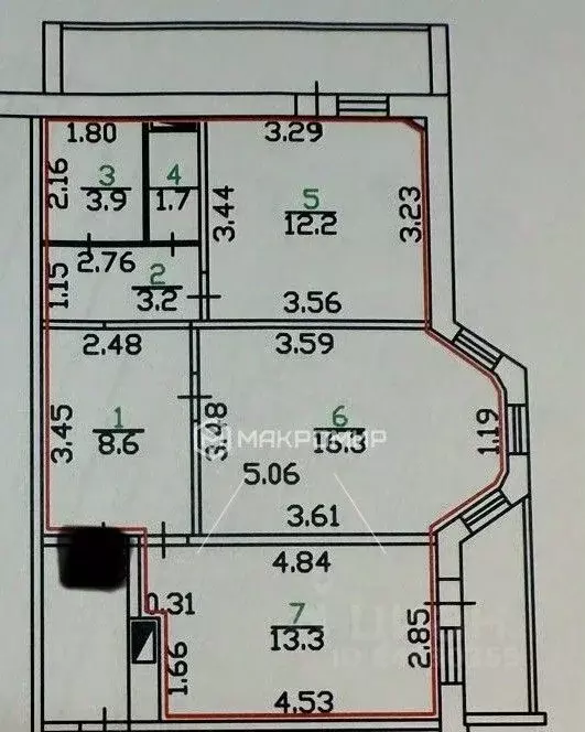 2-к кв. Орловская область, Орел ул. Картукова, 4 (59.2 м) - Фото 2