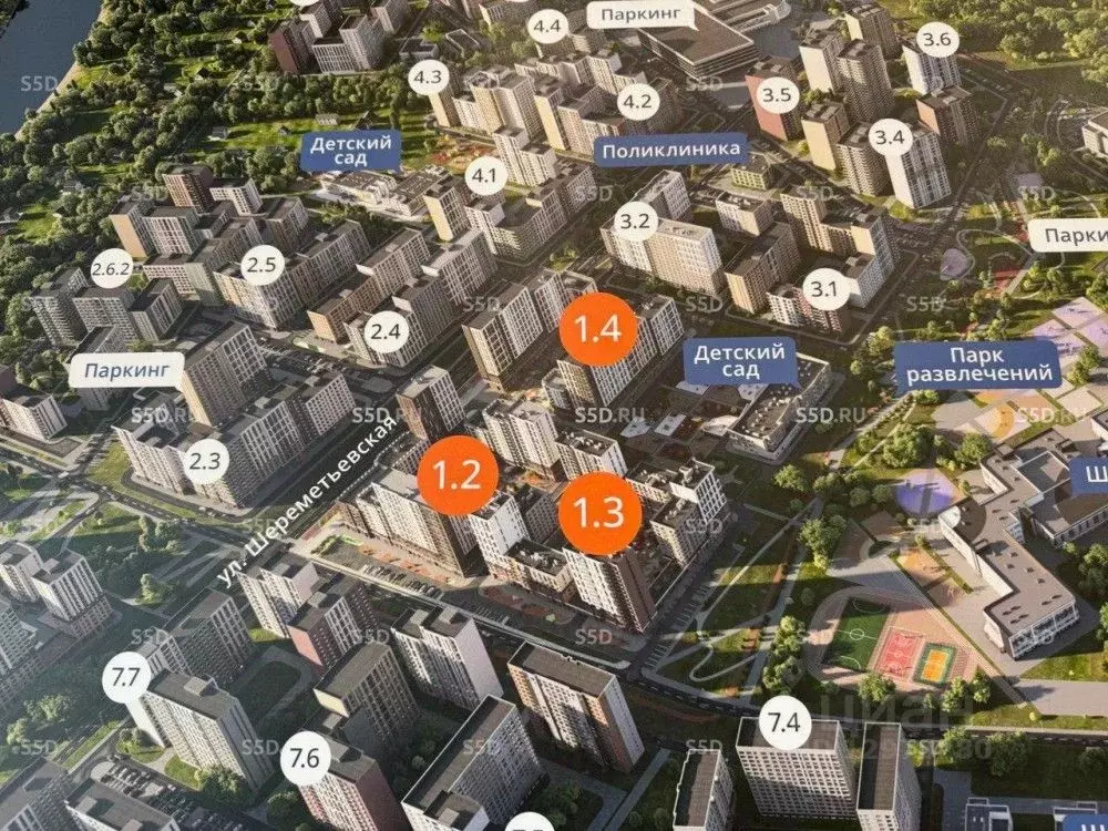 Торговая площадь в Московская область, Химки Клязьма-Старбеево мкр, ... - Фото 2