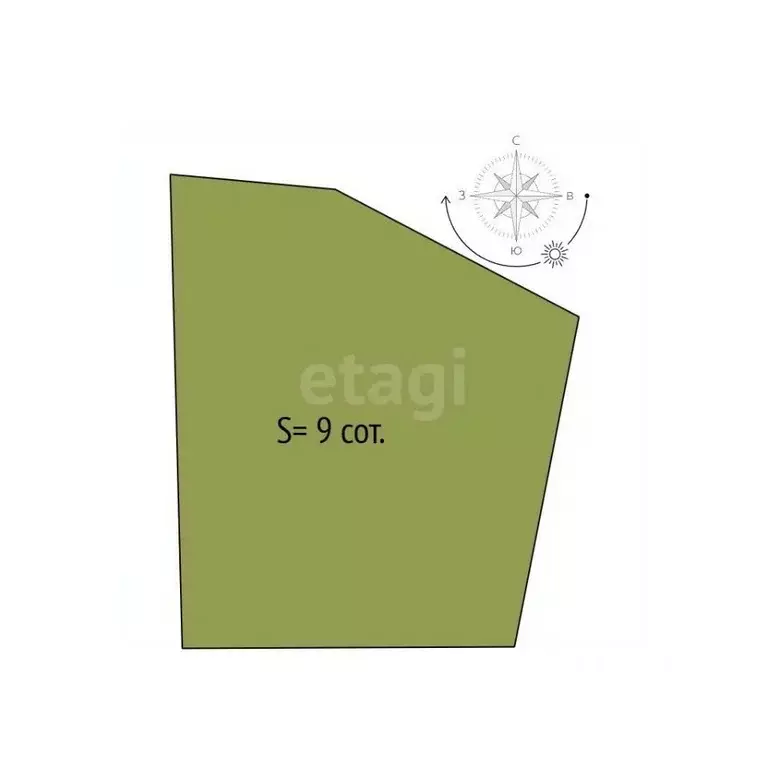 Участок в Новосибирская область, Новосибирский район, Станционный ... - Фото 2