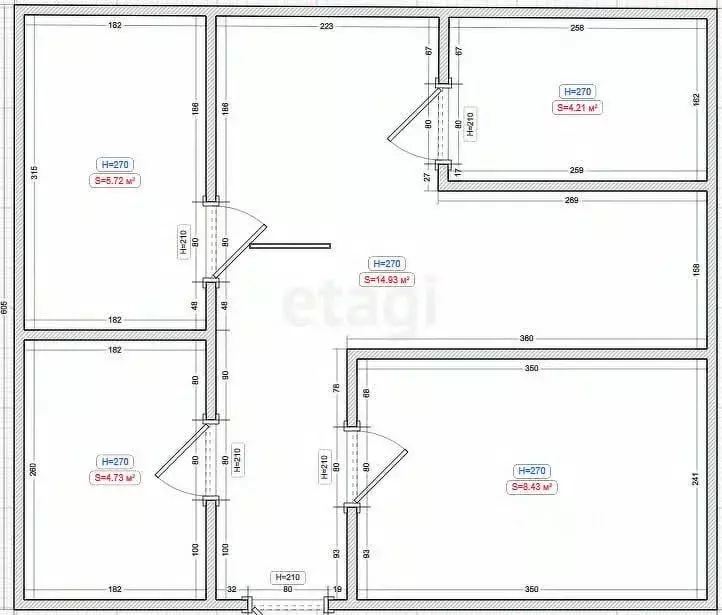 Дом в Ингушетия, Назрань ул. Богатырева (202 м) - Фото 1