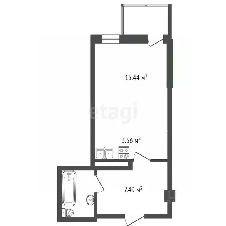 Студия Ростовская область, Ростов-на-Дону Ворошиловский просп., 82/4 ... - Фото 1