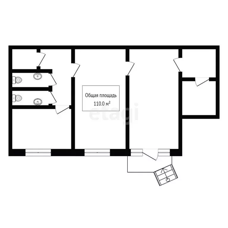 Офис (110 м) - Фото 1