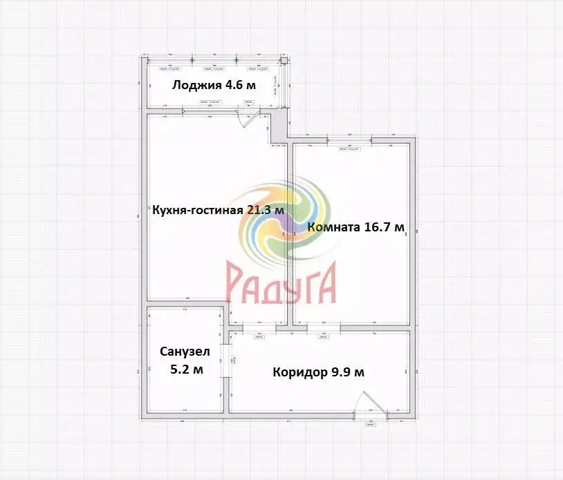 1-к кв. Ивановская область, Иваново пер. 2-й Минский, 4к3 (57.7 м) - Фото 1