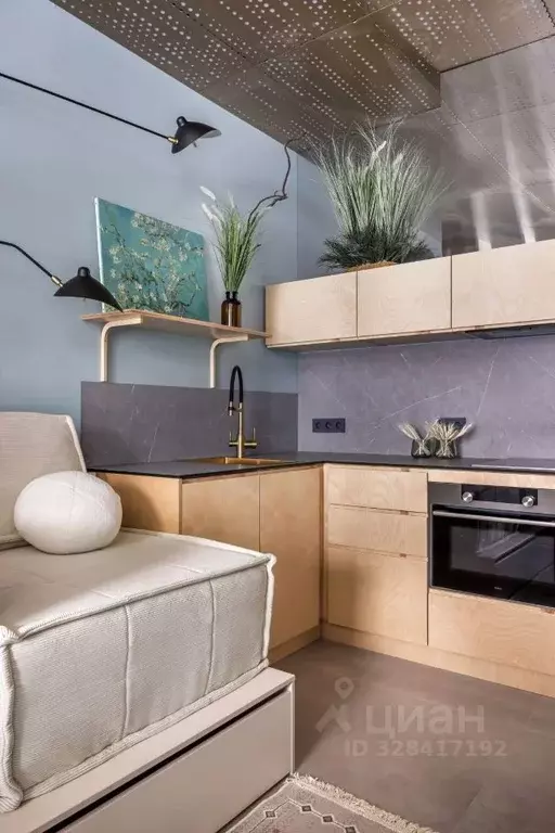 Студия Москва ул. Даниловский Вал, 1А (41.0 м) - Фото 2