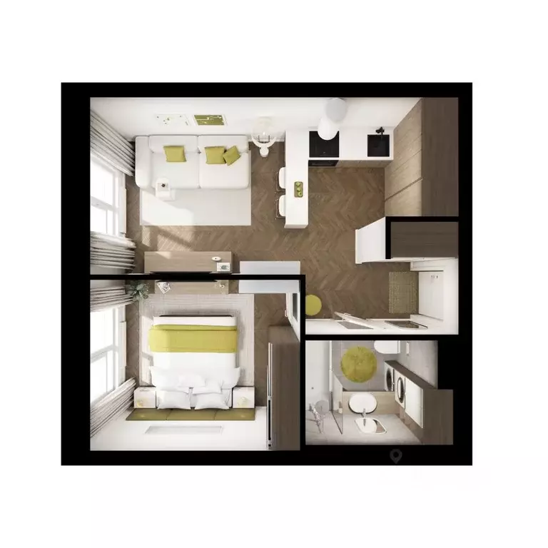 1-к кв. Московская область, Красногорск городской округ, пос. ... - Фото 2