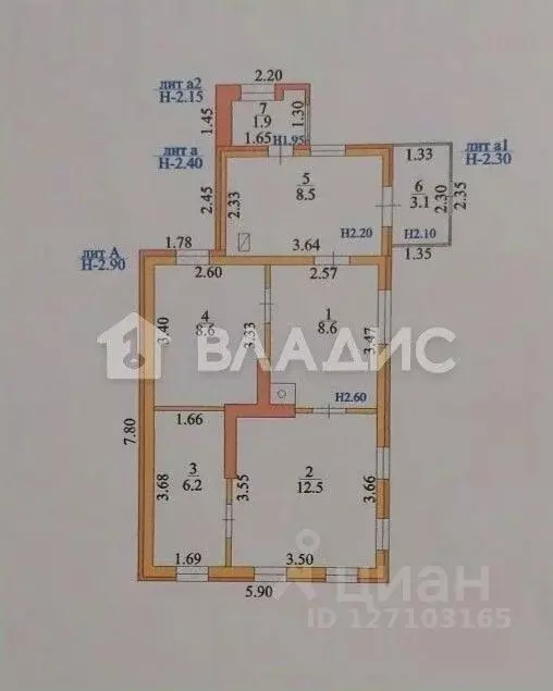 Дом в Краснодарский край, Ейск ул. Энгельса (49 м) - Фото 2