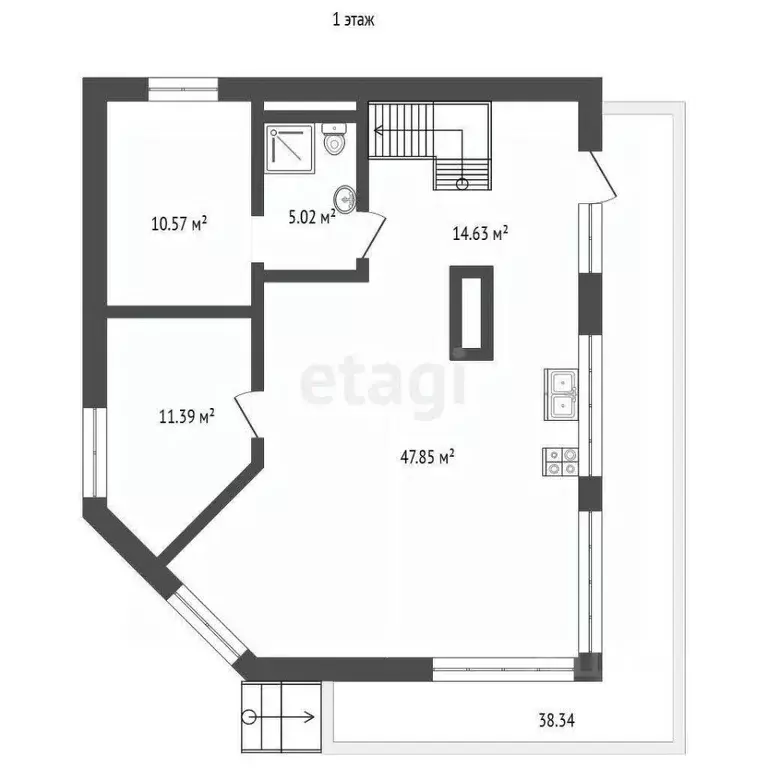 Дом в Севастополь проезд Розовый, 1А (162 м) - Фото 1