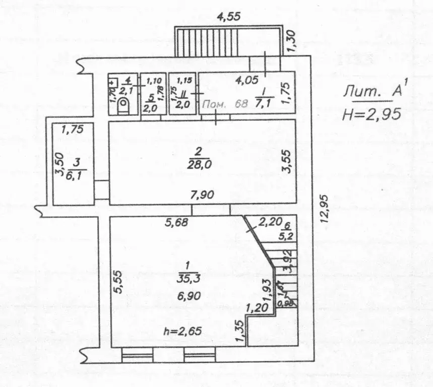 Торговая площадь в Красноярский край, Красноярск просп. Мира, 89 (75 ... - Фото 2