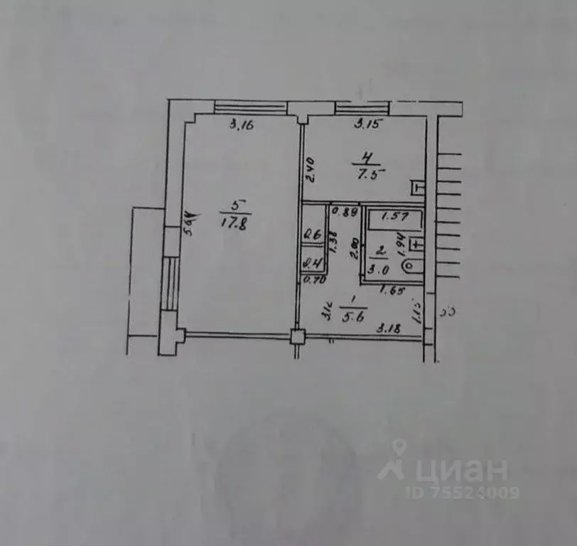 1-к кв. Кемеровская область, Юрга просп. Победы, 8А (34.9 м) - Фото 2