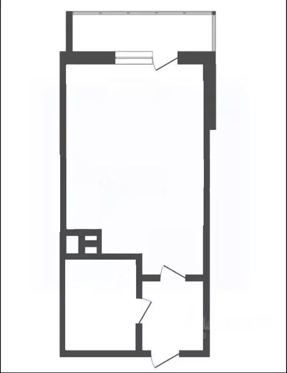 Студия Новосибирская область, Новосибирск ул. Петухова, 162 (25.0 м) - Фото 2