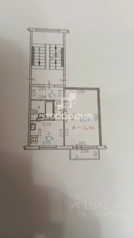 1-к кв. Свердловская область, Екатеринбург ул. Уральская, 64 (28.6 м) - Фото 2