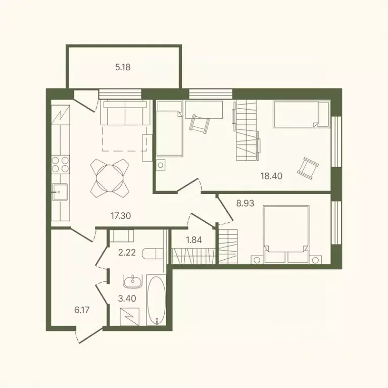 2-к кв. Ленинградская область, Тосно г. Тосненский район, Тосненское ... - Фото 1