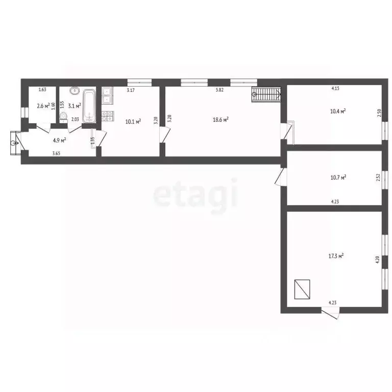 Дом в Воронежская область, Борисоглебск ул. Фрунзе, 25 (102 м) - Фото 2