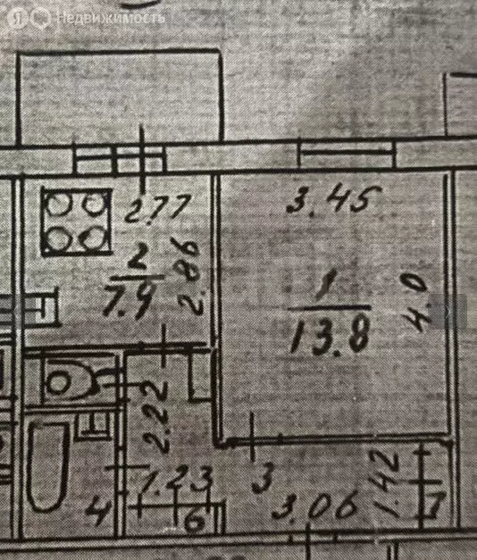 1-комнатная квартира: Казань, проспект Ямашева, 65 (33.1 м) - Фото 0