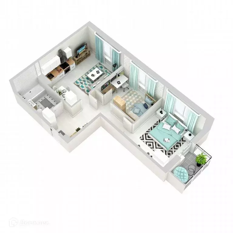 Продаётся 2-к квартира, 58.1 м - Фото 0