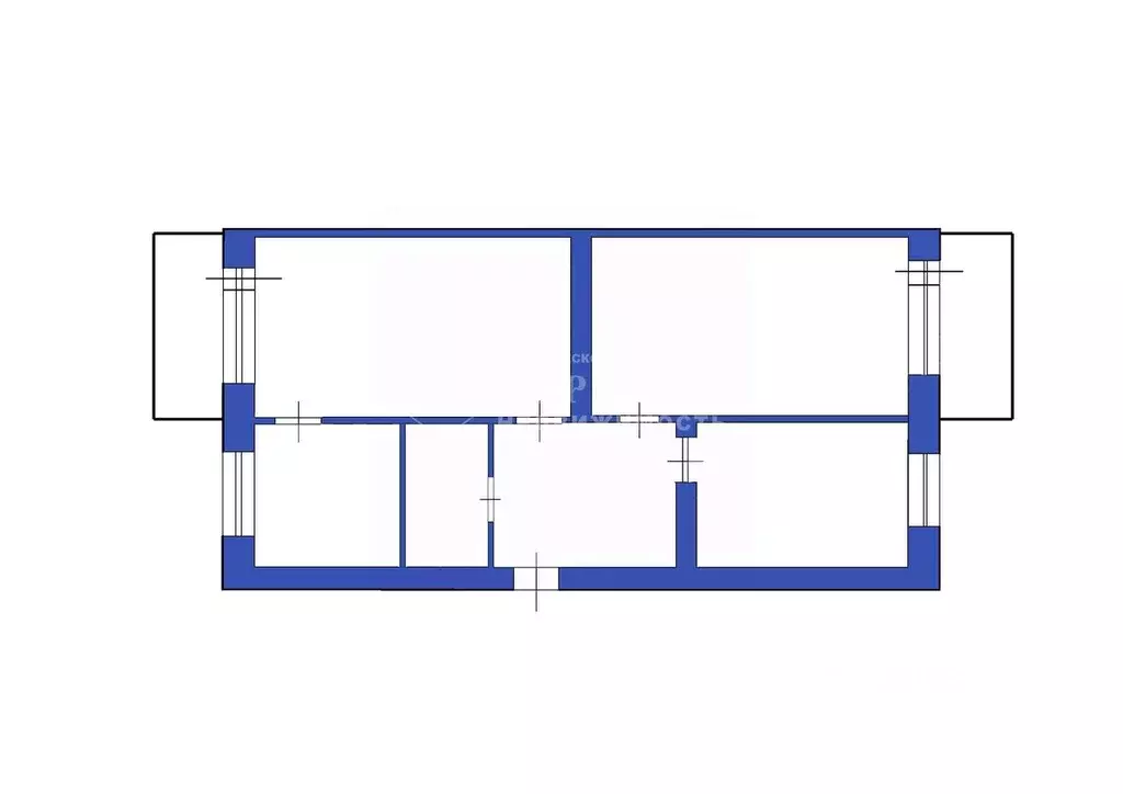 3-к кв. Кемеровская область, Кемерово Спортивная ул., 38 (61.0 м) - Фото 2