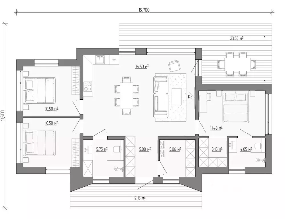 Дом в Свердловская область, Ревда пер. Лесной (90 м) - Фото 1