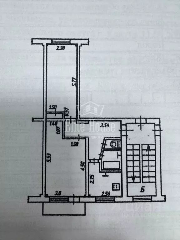 2-к кв. Калужская область, Калуга Окружная ул., 6 (44.3 м) - Фото 2