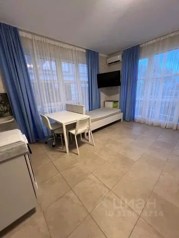 Студия Краснодарский край, Сочи ул. Тимирязева, 38Б (27.0 м) - Фото 1