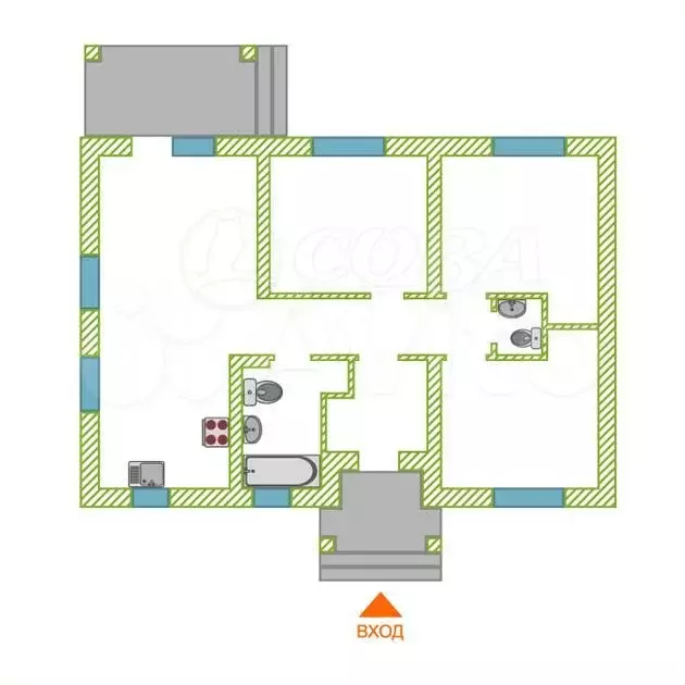 Дом 85 м на участке 6 сот. - Фото 0