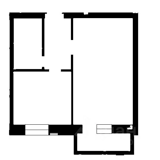 1-к кв. Татарстан, Казань ул. Коротченко, 22 (31.7 м) - Фото 2